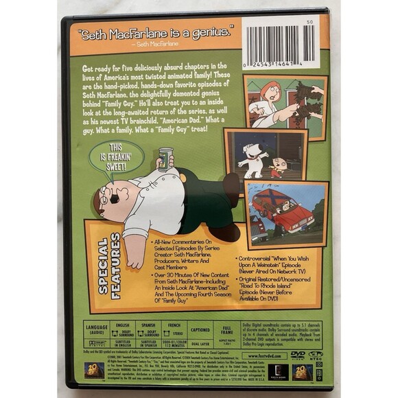 Family Guy‎ DVD The Freakin' Sweet Collection 30 Minutes New Content - Picture 2 of 3